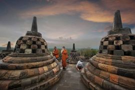 Những hình ảnh tuyệt đẹp của đền Borobudur ở Indonesia